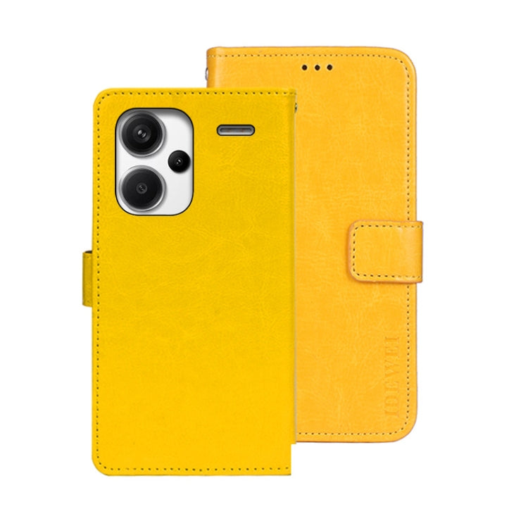 idewei Crazy Horse Texture Leather Phone Case, For Xiaomi Redmi 13C, For Xiaomi Redmi Note 13 Pro+ 5G, For Xiaomi Redmi Note 13 Pro 5G, For Xiaomi 13T / 13T Pro, For Xiaomi Redmi 12 4G, For Xiaomi Poco F5 5G
