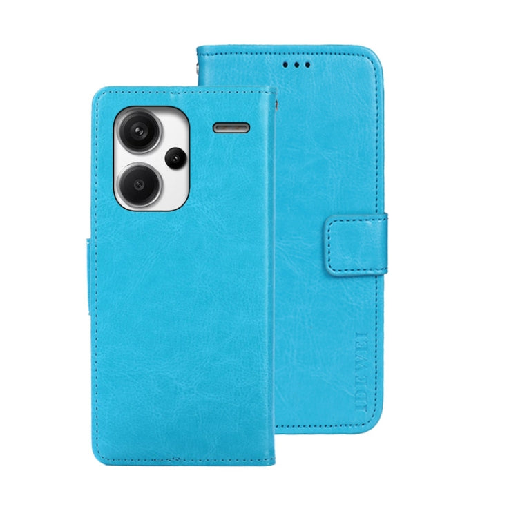 idewei Crazy Horse Texture Leather Phone Case, For Xiaomi Redmi 13C, For Xiaomi Redmi Note 13 Pro+ 5G, For Xiaomi Redmi Note 13 Pro 5G, For Xiaomi 13T / 13T Pro, For Xiaomi Redmi 12 4G, For Xiaomi Poco F5 5G