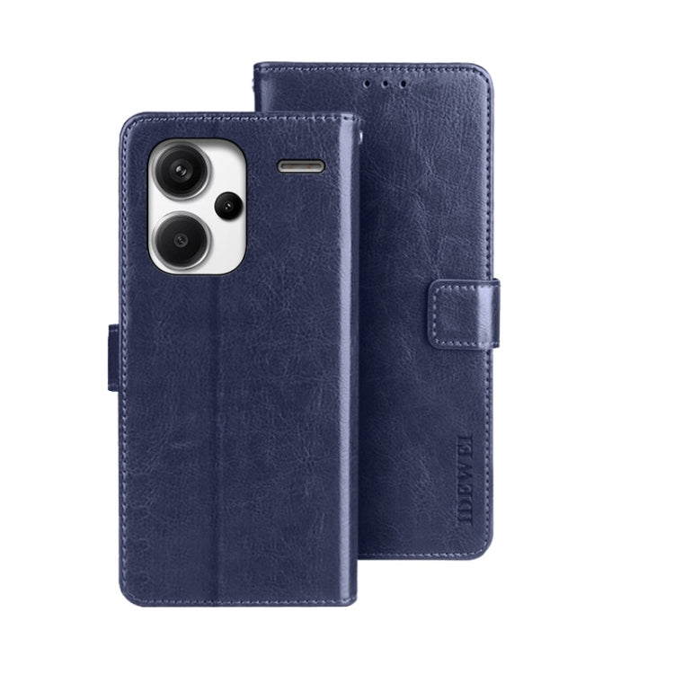 idewei Crazy Horse Texture Leather Phone Case, For Xiaomi Redmi 13C, For Xiaomi Redmi Note 13 Pro+ 5G, For Xiaomi Redmi Note 13 Pro 5G, For Xiaomi 13T / 13T Pro, For Xiaomi Redmi 12 4G, For Xiaomi Poco F5 5G