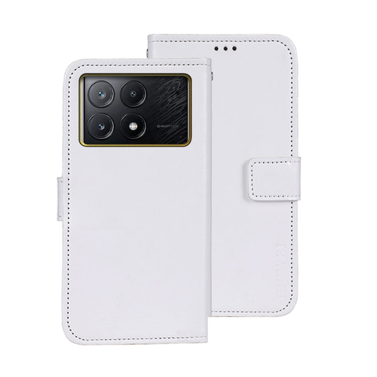 idewei Crazy Horse Texture Leather Phone Case, For Xiaomi Redmi A3 4G, For Xiaomi Redmi Note 13 Pro 4G, For Xiaomi Redmi Note 13 4G Global, For Xiaomi Poco X6 Pro 5G, For Xiaomi Poco X6 5G, For Xiaomi Redmi Note 13 5G