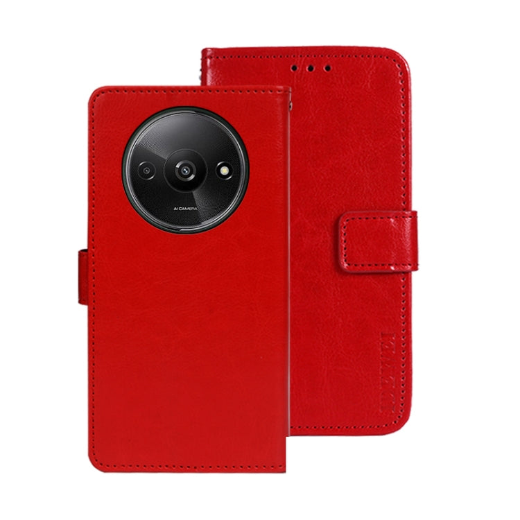 idewei Crazy Horse Texture Leather Phone Case, For Xiaomi Redmi A3 4G, For Xiaomi Redmi Note 13 Pro 4G, For Xiaomi Redmi Note 13 4G Global, For Xiaomi Poco X6 Pro 5G, For Xiaomi Poco X6 5G, For Xiaomi Redmi Note 13 5G