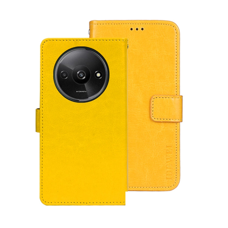 idewei Crazy Horse Texture Leather Phone Case, For Xiaomi Redmi A3 4G, For Xiaomi Redmi Note 13 Pro 4G, For Xiaomi Redmi Note 13 4G Global, For Xiaomi Poco X6 Pro 5G, For Xiaomi Poco X6 5G, For Xiaomi Redmi Note 13 5G