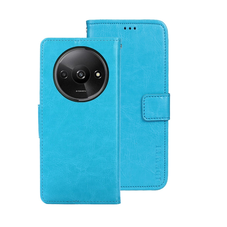 idewei Crazy Horse Texture Leather Phone Case, For Xiaomi Redmi A3 4G, For Xiaomi Redmi Note 13 Pro 4G, For Xiaomi Redmi Note 13 4G Global, For Xiaomi Poco X6 Pro 5G, For Xiaomi Poco X6 5G, For Xiaomi Redmi Note 13 5G