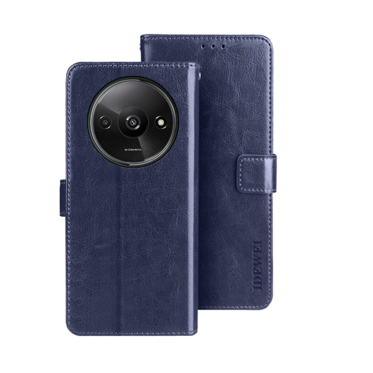 idewei Crazy Horse Texture Leather Phone Case, For Xiaomi Redmi A3 4G, For Xiaomi Redmi Note 13 Pro 4G, For Xiaomi Redmi Note 13 4G Global, For Xiaomi Poco X6 Pro 5G, For Xiaomi Poco X6 5G, For Xiaomi Redmi Note 13 5G