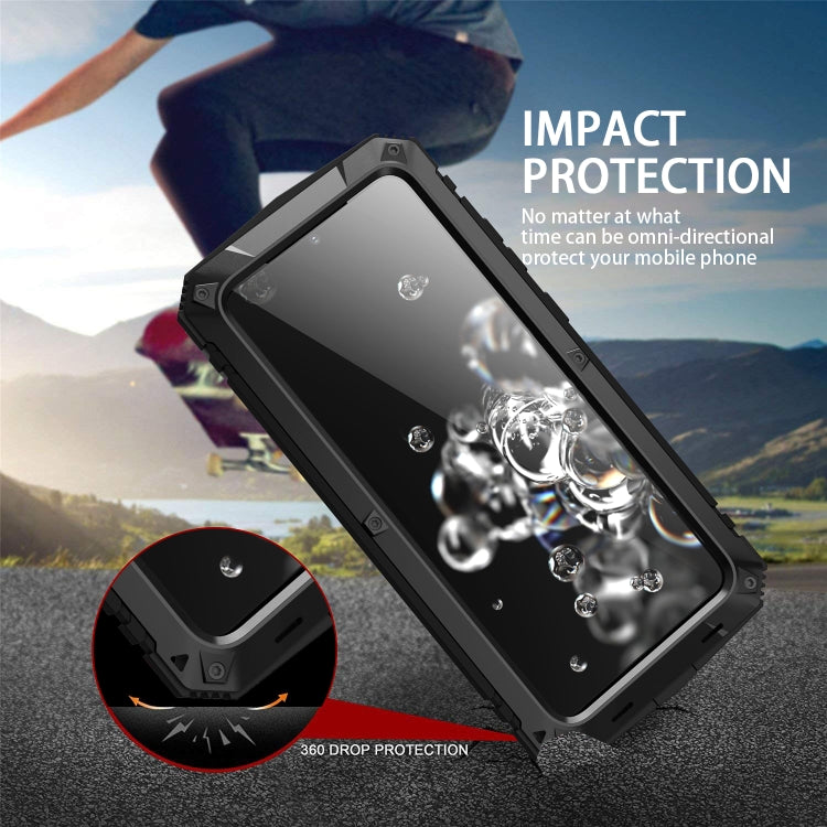 R-JUST Waterproof Shockproof Dustproof Metal + Silicone Protective Case, For Samsung Galaxy S20, For Samsung Galaxy S20 Plus, For Samsung Galaxy S20 Ultra