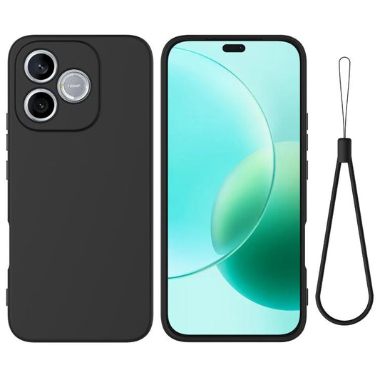 Solid Color Liquid Silicone Dropproof Full Coverage Phone Case, For Honor 600 Lite Global / 500 Smart 5G, For Honor X5d 4G / X5d Plus 4G, For Honor 600 Pro 5G Global, For Honor 600 5G Global, For Honor X6d 5G, For Honor X8d 4G                          ...