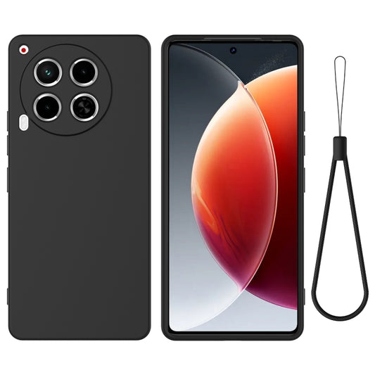 Solid Color Liquid Silicone Dropproof Full Coverage Phone Case, For Tecno Camon 30 4G, For Tecno Pova 6 Pro, For Tecno Pova Neo 3, For Tecno Camon 20 Premier, For Tecon Camon 20 Pro 5G, For Tecno Spark 10 5G