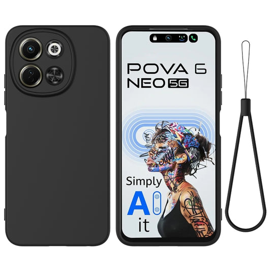 Solid Color Liquid Silicone Dropproof Full Coverage Phone Case, For Tecno Spark 30 5G / Pova 6 Neo 5G, For Tecno Spark 30 Pro 4G, For Tecno Spark 30 4G, For Tecno Spark 30C 5G / Pop 9 5G, For Tecno Spark Go 2025, For Tecno Spark 30C 4G                 ...