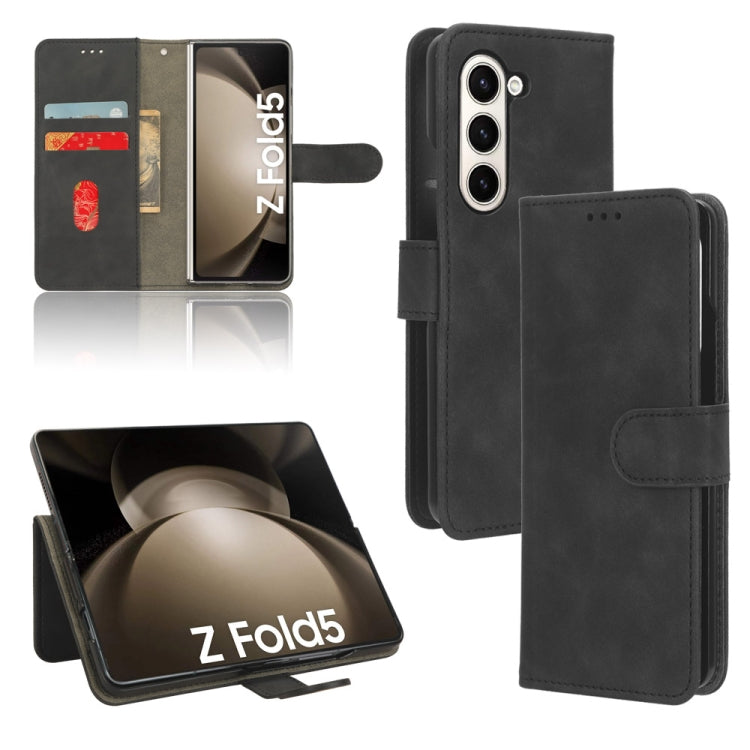 Skin Feel Magnetic Flip Leather Phone Case, For Galaxy Z Fold8 5G, For Galaxy Z Fold8 Ultra 5G, For Samsung Galaxy Z Fold7 5G, For Samsung Galaxy Z Fold5