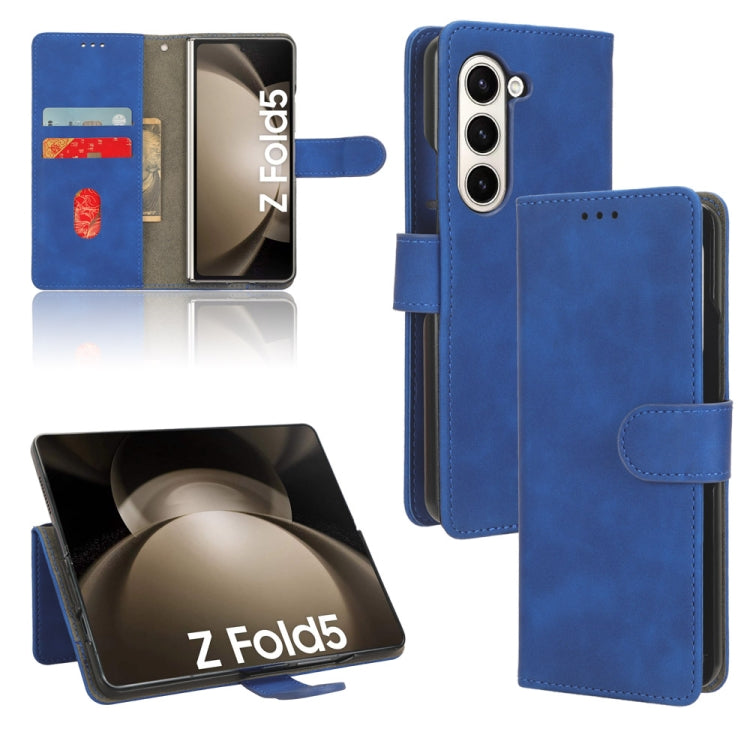 Skin Feel Magnetic Flip Leather Phone Case, For Galaxy Z Fold8 5G, For Galaxy Z Fold8 Ultra 5G, For Samsung Galaxy Z Fold7 5G, For Samsung Galaxy Z Fold5