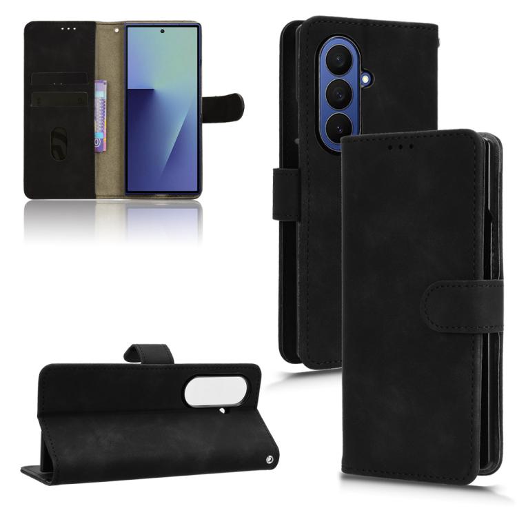 Skin Feel Magnetic Flip Leather Phone Case, For Galaxy Z Fold8 5G, For Galaxy Z Fold8 Ultra 5G, For Samsung Galaxy Z Fold7 5G, For Samsung Galaxy Z Fold5