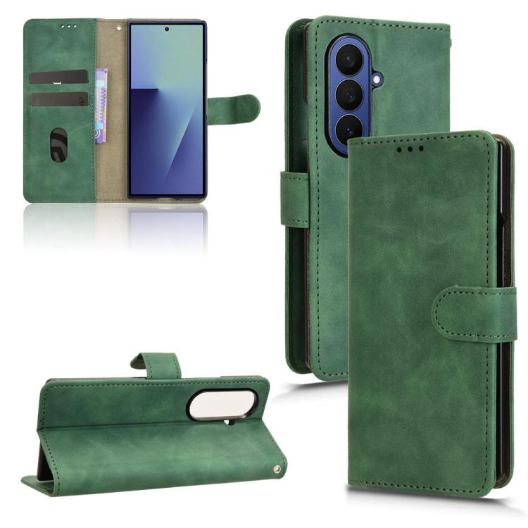 Skin Feel Magnetic Flip Leather Phone Case, For Galaxy Z Fold8 5G, For Galaxy Z Fold8 Ultra 5G, For Samsung Galaxy Z Fold7 5G, For Samsung Galaxy Z Fold5