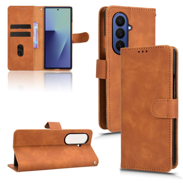 Skin Feel Magnetic Flip Leather Phone Case, For Galaxy Z Fold8 5G, For Galaxy Z Fold8 Ultra 5G, For Samsung Galaxy Z Fold7 5G, For Samsung Galaxy Z Fold5