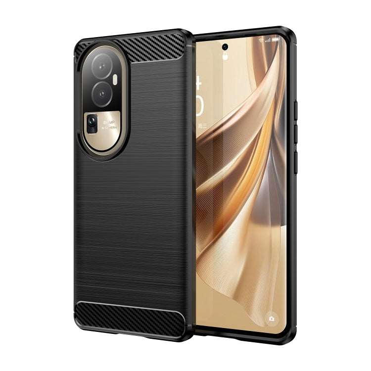 Brushed Texture Carbon Fiber TPU Phone Case, For OPPO Reno10 5G Global, For OPPO Reno10 Pro 5G Global / Reno10 Global, For OPPO A78 4G