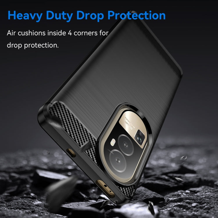 Brushed Texture Carbon Fiber TPU Phone Case, For OPPO Reno10 5G Global, For OPPO Reno10 Pro 5G Global / Reno10 Global, For OPPO A78 4G