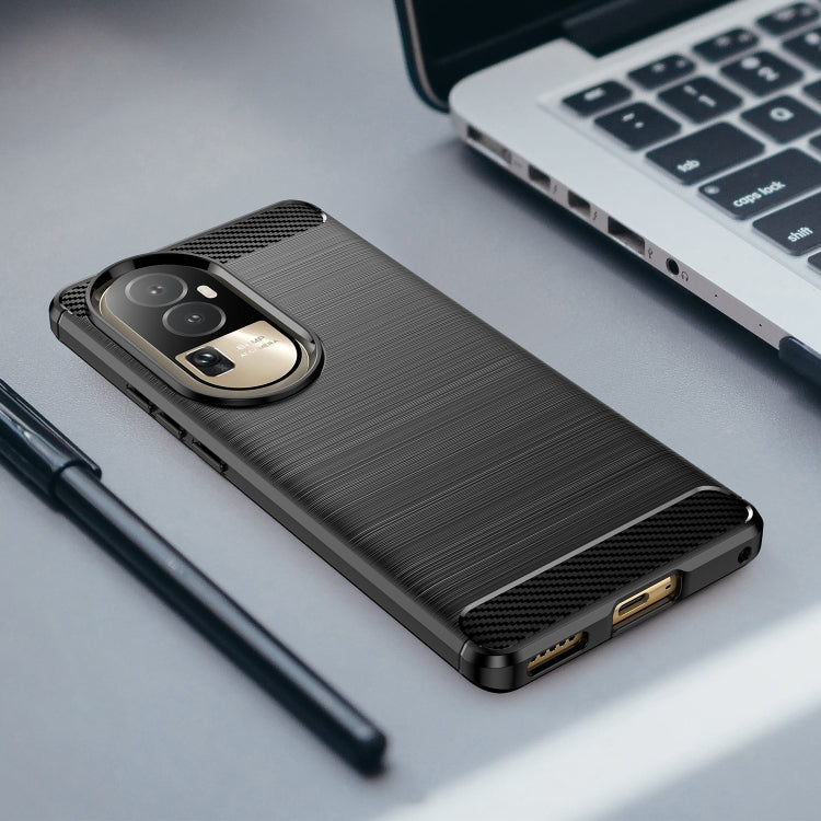 Brushed Texture Carbon Fiber TPU Phone Case, For OPPO Reno10 5G Global, For OPPO Reno10 Pro 5G Global / Reno10 Global, For OPPO A78 4G