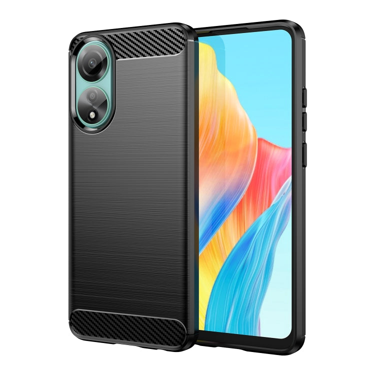 Brushed Texture Carbon Fiber TPU Phone Case, For OPPO Reno10 5G Global, For OPPO Reno10 Pro 5G Global / Reno10 Global, For OPPO A78 4G