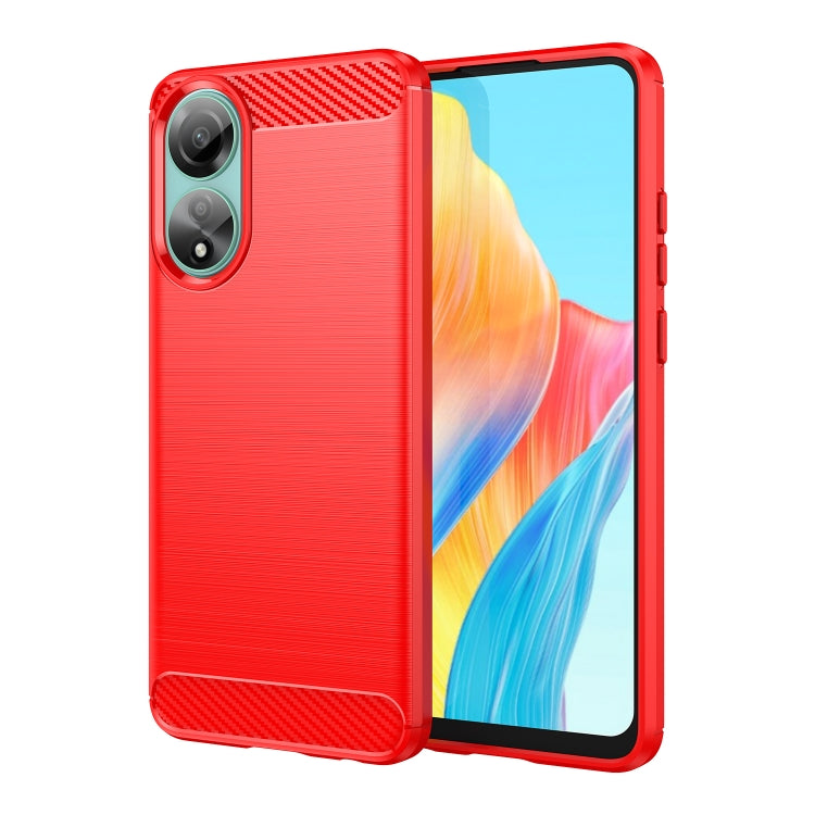 Brushed Texture Carbon Fiber TPU Phone Case, For OPPO Reno10 5G Global, For OPPO Reno10 Pro 5G Global / Reno10 Global, For OPPO A78 4G