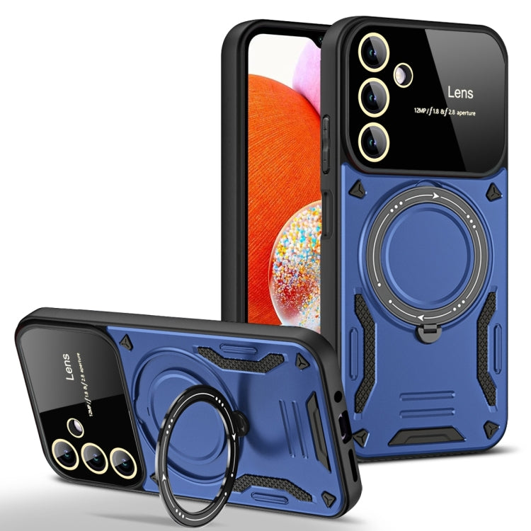 Large Window MagSafe Holder Phone Case, For Samsung Galaxy A34 5G, For Samsung Galaxy A54 5G, For Samsung Galaxy S23 Ultra 5G, For Samsung Galaxy S23+ 5G, For Samsung Galaxy A14 5G