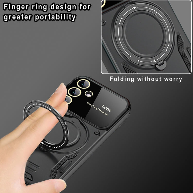 Large Window MagSafe Holder Phone Case, For Samsung Galaxy A34 5G, For Samsung Galaxy A54 5G, For Samsung Galaxy S23 Ultra 5G, For Samsung Galaxy S23+ 5G, For Samsung Galaxy A14 5G