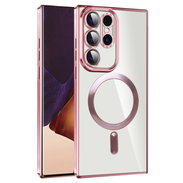 CD Texture Plating TPU MagSafe Phone Case with Lens Film, For Samsung Galaxy S21+ 5G, For Samsung Galaxy S21 Ultra 5G, For Samsung Galaxy Note20 Ultra, For Samsung Galaxy S20 Ultra