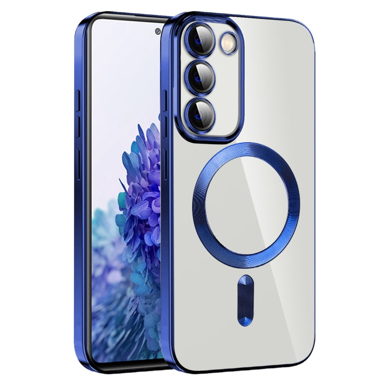 CD Texture Plating TPU MagSafe Phone Case with Lens Film, For Samsung Galaxy S20 FE, For Samsung Galaxy S22 Ultra 5G, For Samsung Galaxy S22+ 5G, For Samsung Galaxy S22 5G, For Samsung Galaxy S21 FE 5G, For Samsung Galaxy S21 5G