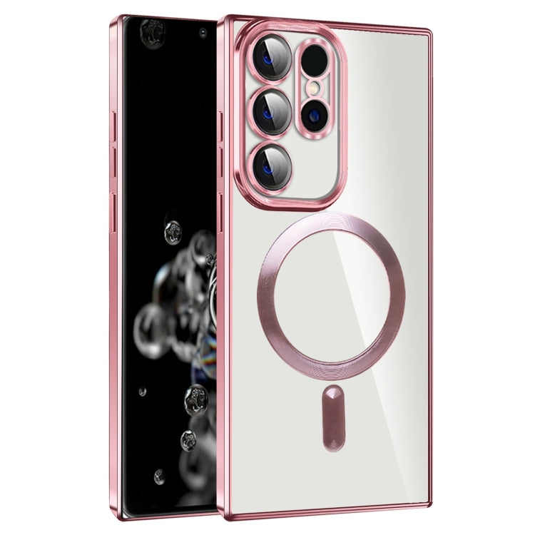 CD Texture Plating TPU MagSafe Phone Case with Lens Film, For Samsung Galaxy S21+ 5G, For Samsung Galaxy S21 Ultra 5G, For Samsung Galaxy Note20 Ultra, For Samsung Galaxy S20 Ultra