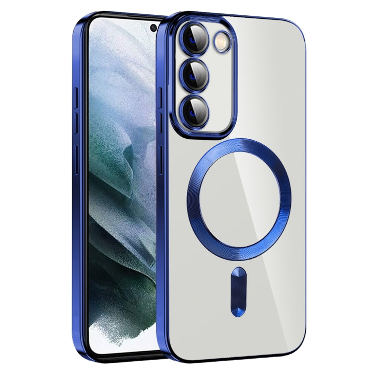 CD Texture Plating TPU MagSafe Phone Case with Lens Film, For Samsung Galaxy S20 FE, For Samsung Galaxy S22 Ultra 5G, For Samsung Galaxy S22+ 5G, For Samsung Galaxy S22 5G, For Samsung Galaxy S21 FE 5G, For Samsung Galaxy S21 5G