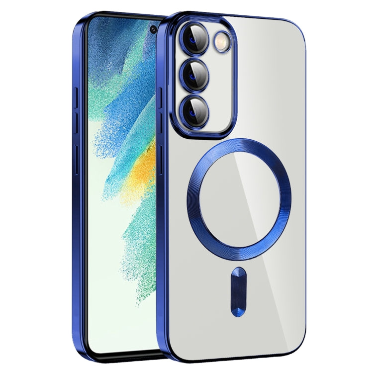CD Texture Plating TPU MagSafe Phone Case with Lens Film, For Samsung Galaxy S20 FE, For Samsung Galaxy S22 Ultra 5G, For Samsung Galaxy S22+ 5G, For Samsung Galaxy S22 5G, For Samsung Galaxy S21 FE 5G, For Samsung Galaxy S21 5G