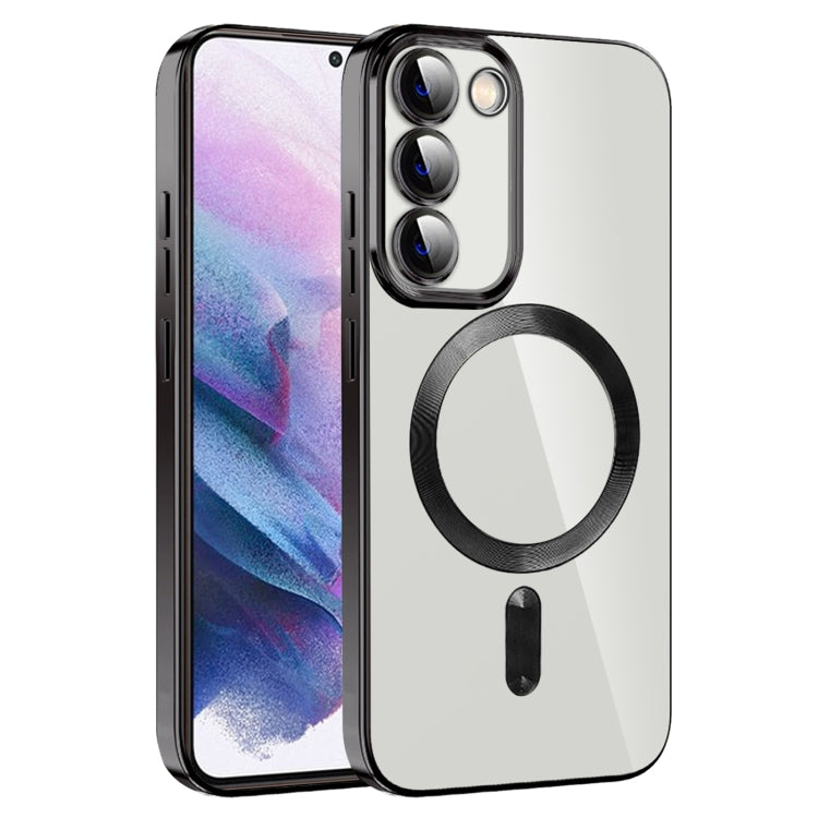 CD Texture Plating TPU MagSafe Phone Case with Lens Film, For Samsung Galaxy S21+ 5G, For Samsung Galaxy S21 Ultra 5G, For Samsung Galaxy Note20 Ultra, For Samsung Galaxy S20 Ultra