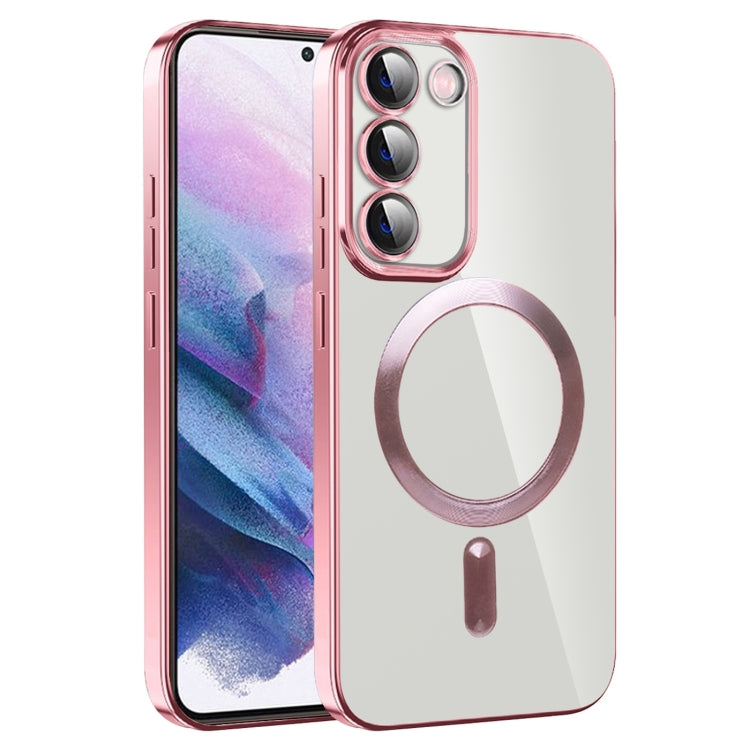 CD Texture Plating TPU MagSafe Phone Case with Lens Film, For Samsung Galaxy S21+ 5G, For Samsung Galaxy S21 Ultra 5G, For Samsung Galaxy Note20 Ultra, For Samsung Galaxy S20 Ultra