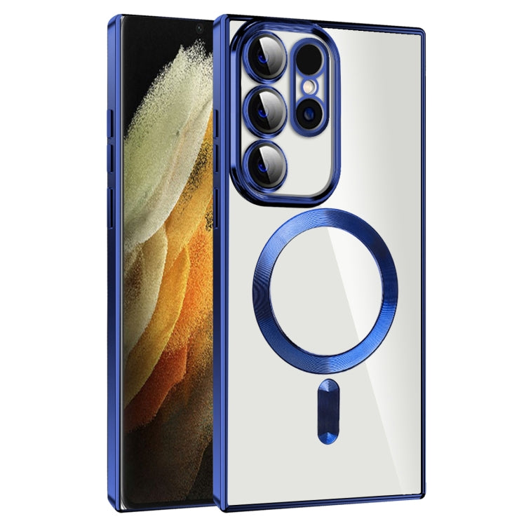 CD Texture Plating TPU MagSafe Phone Case with Lens Film, For Samsung Galaxy S21+ 5G, For Samsung Galaxy S21 Ultra 5G, For Samsung Galaxy Note20 Ultra, For Samsung Galaxy S20 Ultra