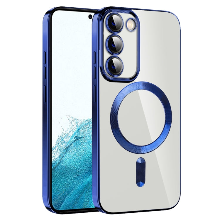 CD Texture Plating TPU MagSafe Phone Case with Lens Film, For Samsung Galaxy S20 FE, For Samsung Galaxy S22 Ultra 5G, For Samsung Galaxy S22+ 5G, For Samsung Galaxy S22 5G, For Samsung Galaxy S21 FE 5G, For Samsung Galaxy S21 5G