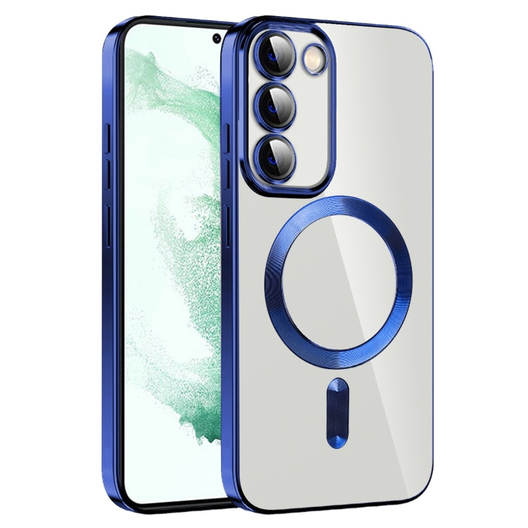 CD Texture Plating TPU MagSafe Phone Case with Lens Film, For Samsung Galaxy S20 FE, For Samsung Galaxy S22 Ultra 5G, For Samsung Galaxy S22+ 5G, For Samsung Galaxy S22 5G, For Samsung Galaxy S21 FE 5G, For Samsung Galaxy S21 5G