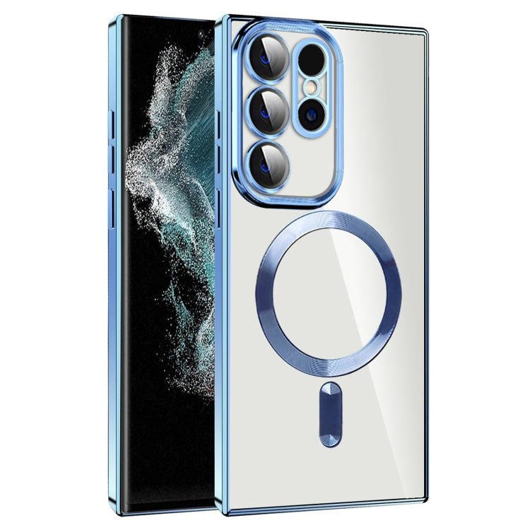 CD Texture Plating TPU MagSafe Phone Case with Lens Film, For Samsung Galaxy S20 FE, For Samsung Galaxy S22 Ultra 5G, For Samsung Galaxy S22+ 5G, For Samsung Galaxy S22 5G, For Samsung Galaxy S21 FE 5G, For Samsung Galaxy S21 5G