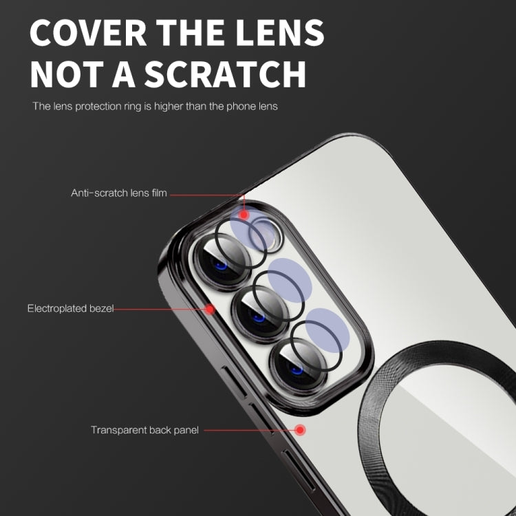 CD Texture Plating TPU MagSafe Phone Case with Lens Film, For Samsung Galaxy S21+ 5G, For Samsung Galaxy S21 Ultra 5G, For Samsung Galaxy Note20 Ultra, For Samsung Galaxy S20 Ultra