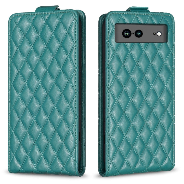Diamond Lattice Vertical Flip Leather Phone Case, For Google Pixel 8 Pro, For Google Pixel 8, For Google Pixel 7a, For Google Pixel 7 Pro, For Google Pixel 7