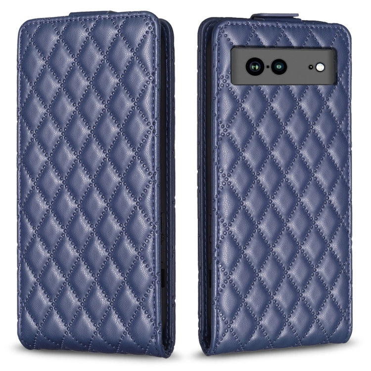 Diamond Lattice Vertical Flip Leather Phone Case, For Google Pixel 8 Pro, For Google Pixel 8, For Google Pixel 7a, For Google Pixel 7 Pro, For Google Pixel 7