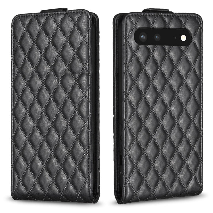 Diamond Lattice Vertical Flip Leather Phone Case, For Google Pixel 8 Pro, For Google Pixel 8, For Google Pixel 7a, For Google Pixel 7 Pro, For Google Pixel 7