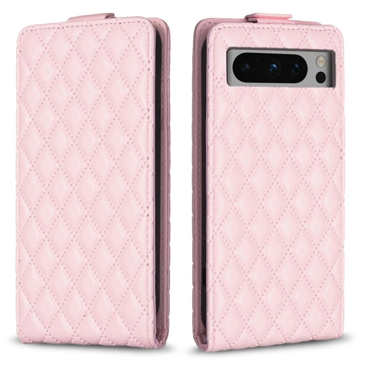 Diamond Lattice Vertical Flip Leather Phone Case, For Google Pixel 8 Pro, For Google Pixel 8, For Google Pixel 7a, For Google Pixel 7 Pro, For Google Pixel 7
