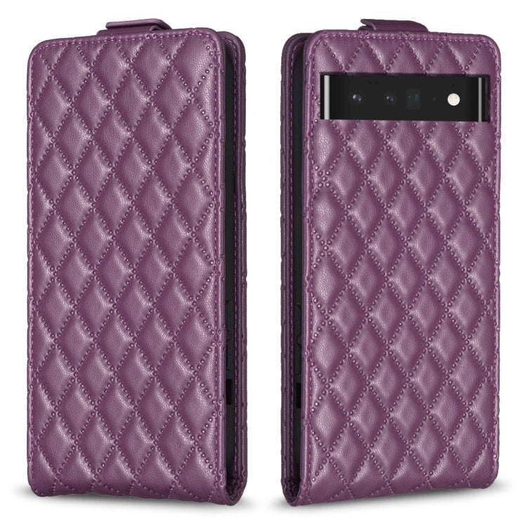 Diamond Lattice Vertical Flip Leather Phone Case, For Google Pixel 8 Pro, For Google Pixel 8, For Google Pixel 7a, For Google Pixel 7 Pro, For Google Pixel 7