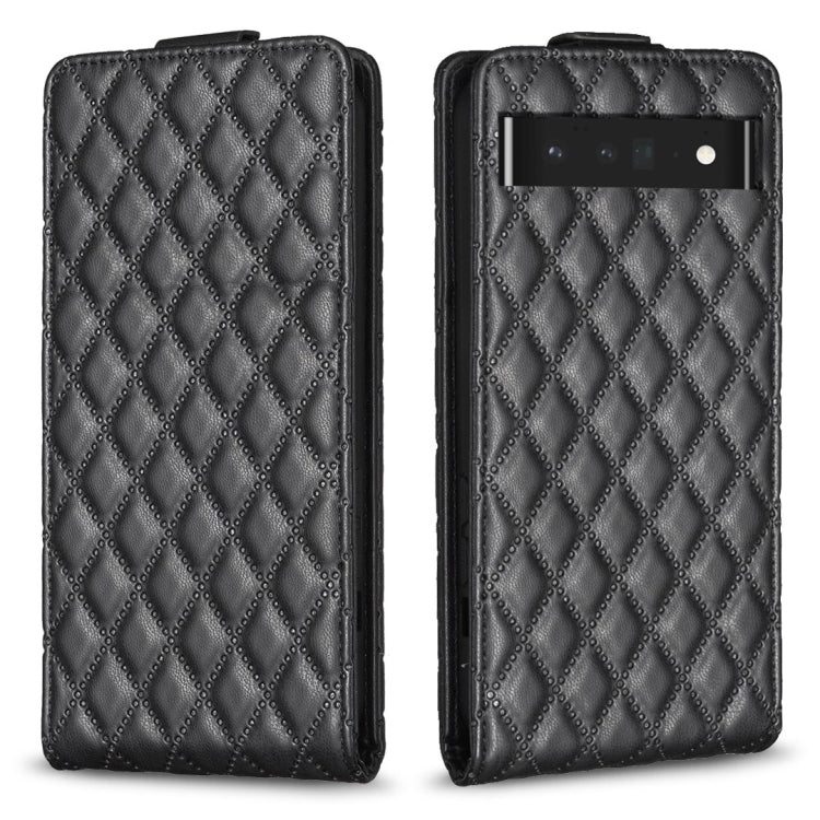Diamond Lattice Vertical Flip Leather Phone Case, For Google Pixel 8 Pro, For Google Pixel 8, For Google Pixel 7a, For Google Pixel 7 Pro, For Google Pixel 7
