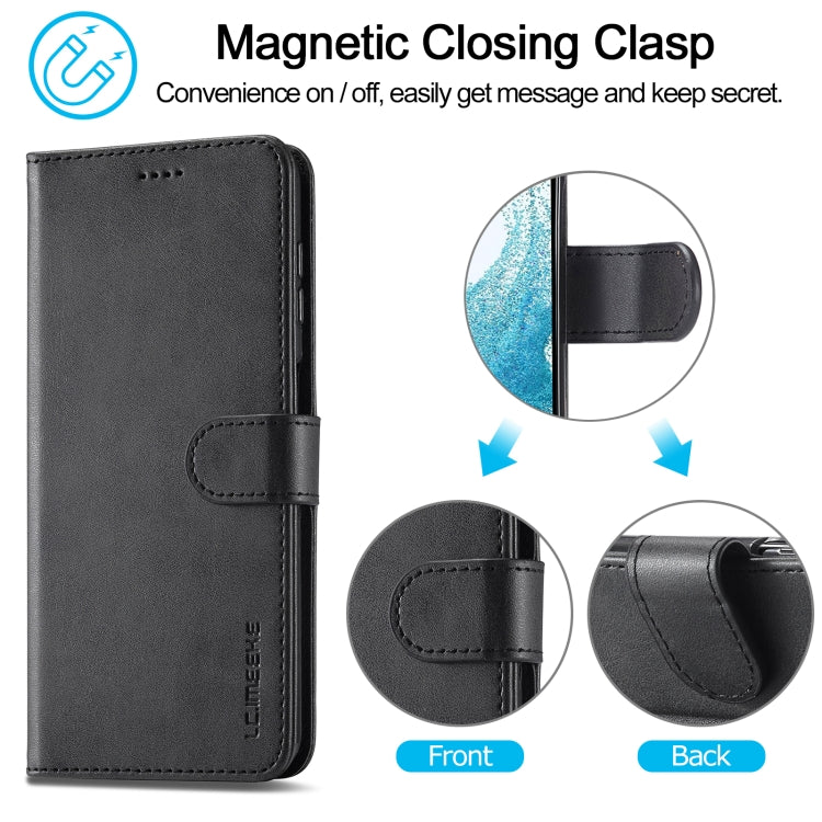 LC.IMEEKE Calf Texture Leather Phone Case, For Samsung Galaxy S23 FE 5G, For Samsung Galaxy A55 5G, For Samsung Galaxy A05, For Samsung Galaxy A05S, For Samsung Galaxy A35 5G, For Samsung Galaxy S24 Ultra 5G, For Samsung Galaxy S24+ 5G                 ...