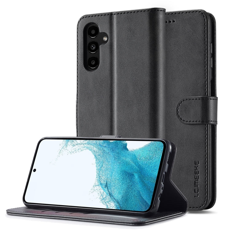 LC.IMEEKE Calf Texture Leather Phone Case, For Samsung Galaxy S23 FE 5G, For Samsung Galaxy A55 5G, For Samsung Galaxy A05, For Samsung Galaxy A05S, For Samsung Galaxy A35 5G, For Samsung Galaxy S24 Ultra 5G, For Samsung Galaxy S24+ 5G                 ...