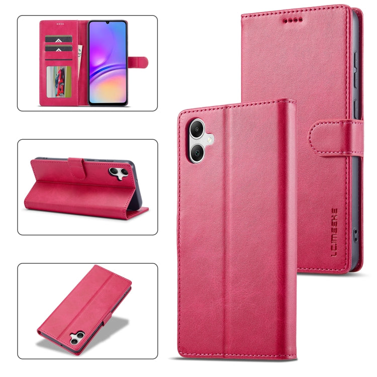 LC.IMEEKE Calf Texture Leather Phone Case, For Samsung Galaxy S23 FE 5G, For Samsung Galaxy A55 5G, For Samsung Galaxy A05, For Samsung Galaxy A05S, For Samsung Galaxy A35 5G, For Samsung Galaxy S24 Ultra 5G, For Samsung Galaxy S24+ 5G                 ...