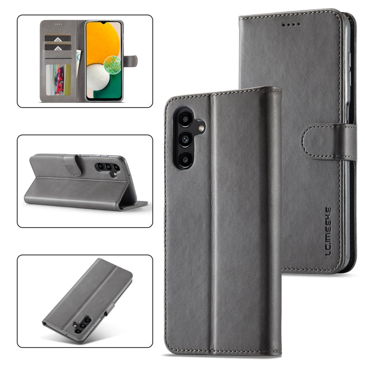 LC.IMEEKE Calf Texture Leather Phone Case, For Samsung Galaxy S24 Ultra 5G, For Samsung Galaxy S23 FE 5G, For Samsung Galaxy A55 5G, For Samsung Galaxy A05, For Samsung Galaxy A05S, For Samsung Galaxy A35 5G, For Samsung Galaxy S24+ 5G                 ...