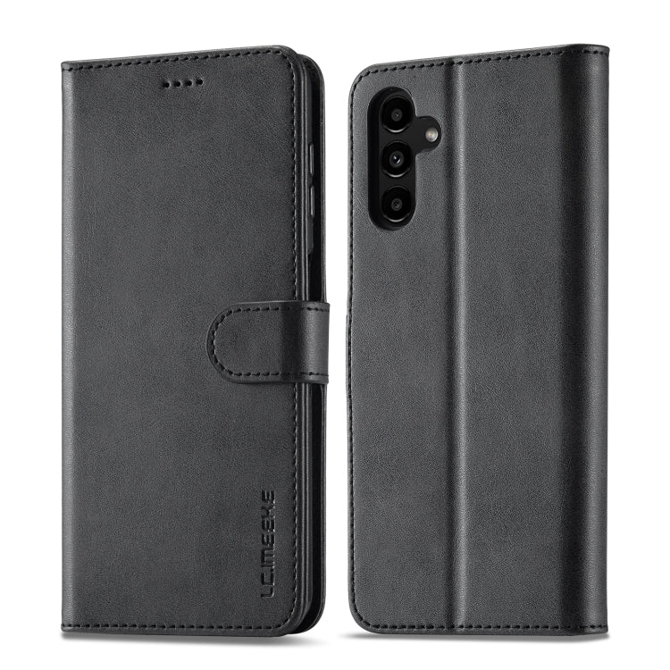 LC.IMEEKE Calf Texture Leather Phone Case, For Samsung Galaxy S24 Ultra 5G, For Samsung Galaxy S23 FE 5G, For Samsung Galaxy A55 5G, For Samsung Galaxy A05, For Samsung Galaxy A05S, For Samsung Galaxy A35 5G, For Samsung Galaxy S24+ 5G                 ...