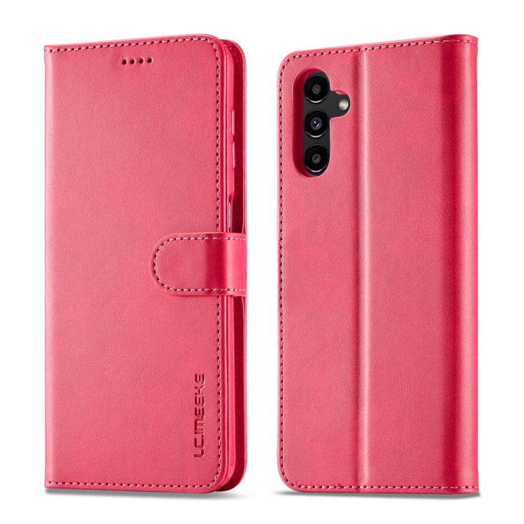 LC.IMEEKE Calf Texture Leather Phone Case, For Samsung Galaxy S23 FE 5G, For Samsung Galaxy A55 5G, For Samsung Galaxy A05, For Samsung Galaxy A05S, For Samsung Galaxy A35 5G, For Samsung Galaxy S24 Ultra 5G, For Samsung Galaxy S24+ 5G                 ...