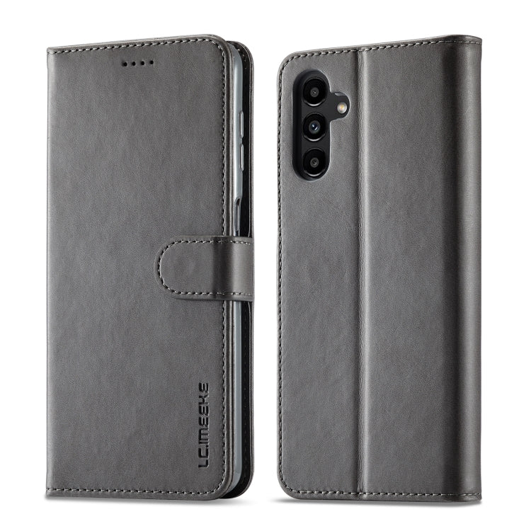 LC.IMEEKE Calf Texture Leather Phone Case, For Samsung Galaxy S23 FE 5G, For Samsung Galaxy A55 5G, For Samsung Galaxy A05, For Samsung Galaxy A05S, For Samsung Galaxy A35 5G, For Samsung Galaxy S24 Ultra 5G, For Samsung Galaxy S24+ 5G                 ...