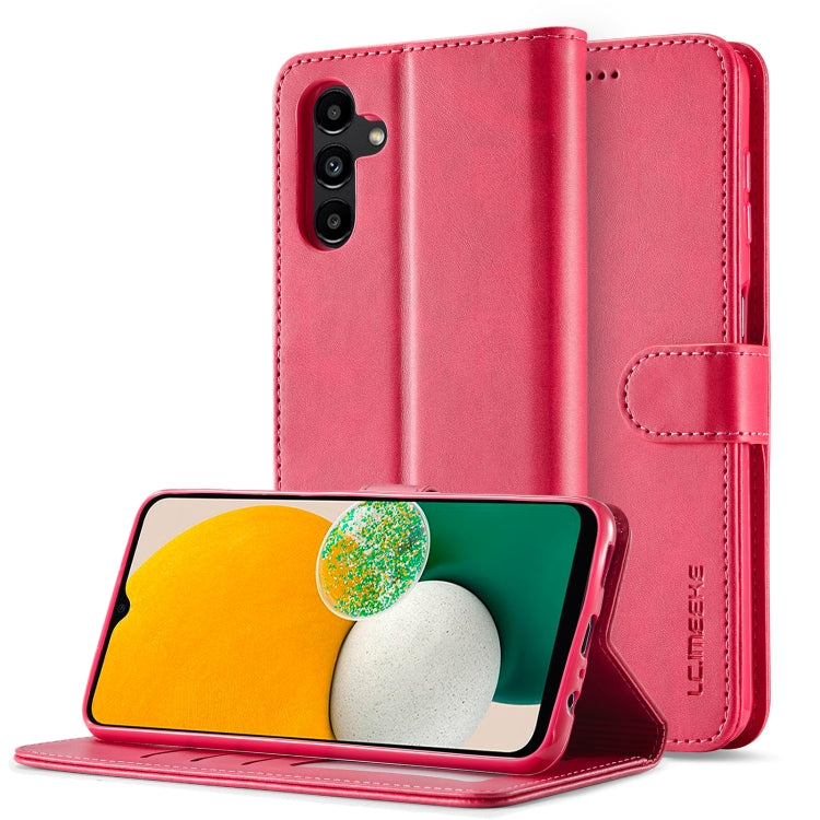 LC.IMEEKE Calf Texture Leather Phone Case, For Samsung Galaxy A25